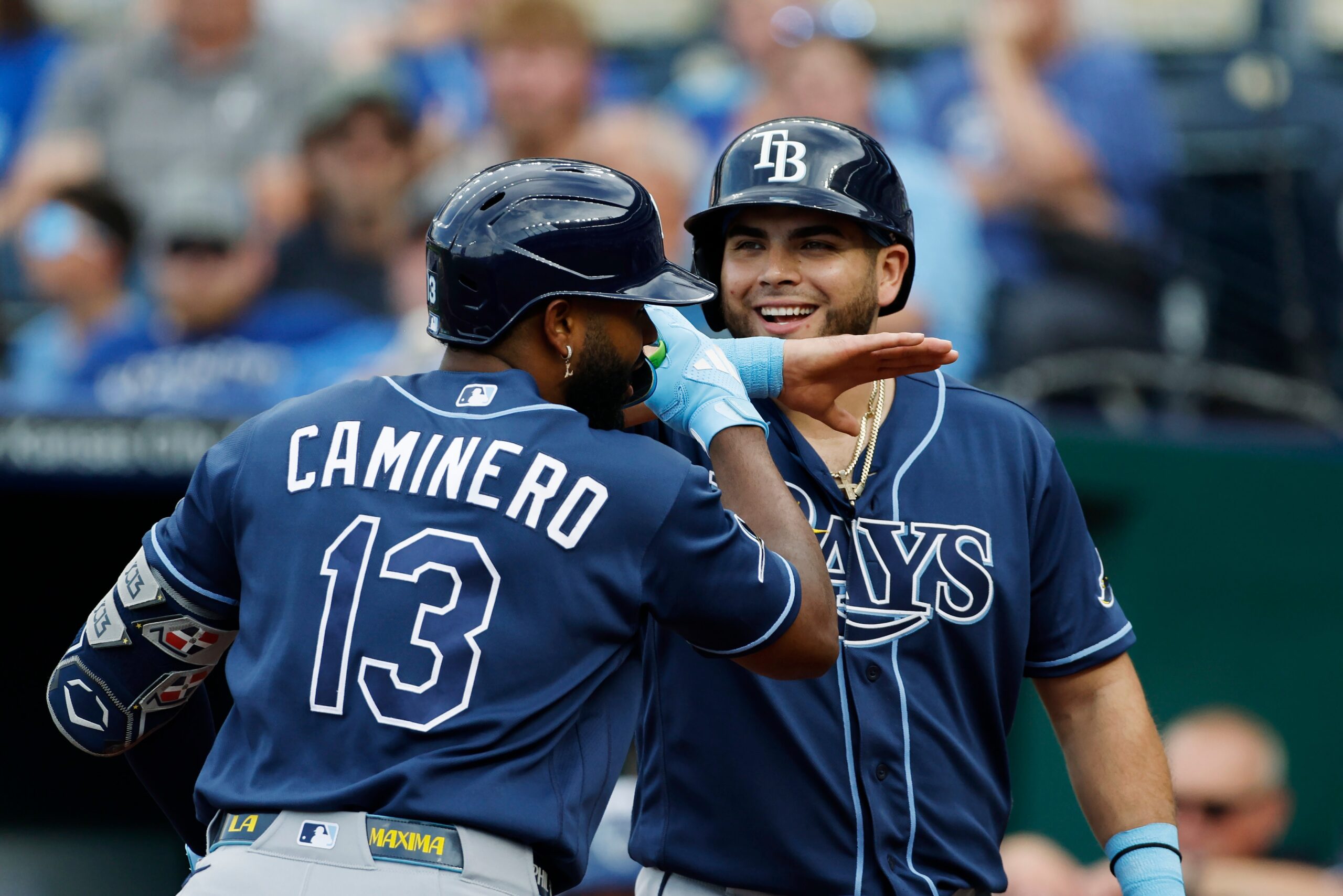 Caminero homers in 6th straight game for Rays 7th straight win